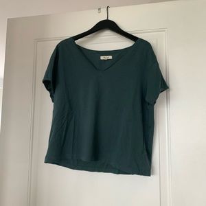 Madewell v neck tee